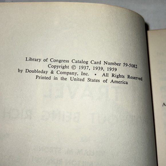 HOW TO TRAVEL WITHOUT BEING RICH 1959 VINTAGE HARDCOVER BOOK, STRONG AND RUNYON - Picture 11 of 17